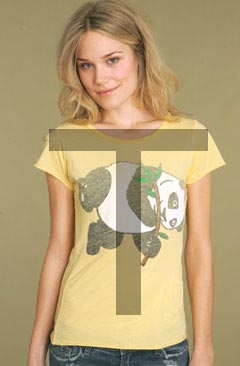 T-shirt en forme de T