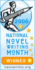 nanowrimo 2006 winner